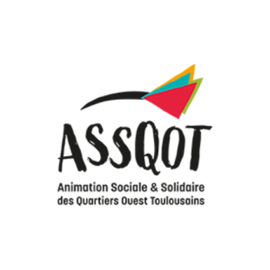 Logo ASSQOT Animation Sociale & Solidaire des Quartiers Ouest Toulousains Occitanie Toulouse
