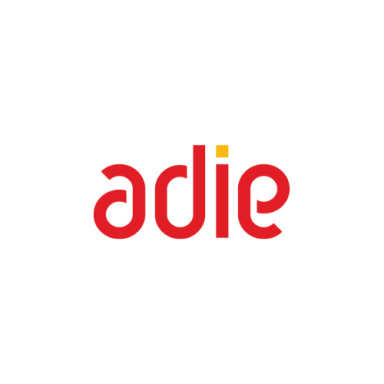 Logo Adie png rouge jaune