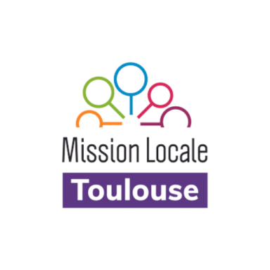 Logo Mission Locale Toulouse violet png Occitanie